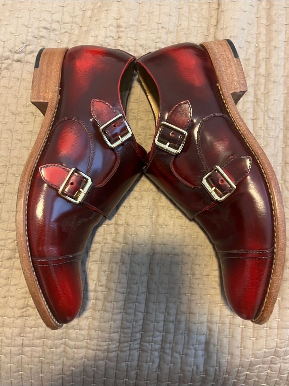 Office of Angela Scott Mr Colin Double Monkstrap Magenta 39 - Picture 6 of 7
